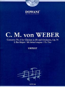 Illustration weber concerto n° 2 op. 74 mi b maj