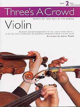 Illustration de THREE'S A CROWD pour trios variables - Violon Vol. 2