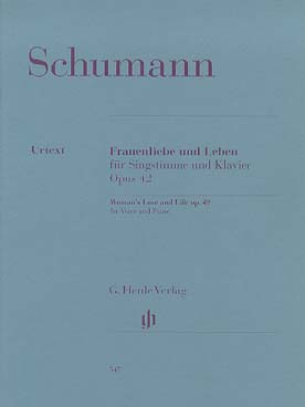 Illustration de Frauenliebe und Leben op. 42 pour voix et piano