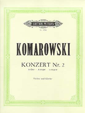 Illustration komarovsky concerto n° 2 en la