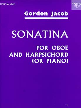 Illustration de Sonatina pour hautbois et clavecin ou piano