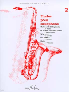 Illustration etudes pour saxophone vol. 2          