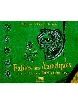 Illustration de Fables d'Amérique : livre de 8 fables avec CD d'accompagnement instrumental sans les voix des récitants