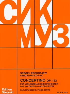 Illustration de Concertino op. 132 en sol min (rév. par Rostropovitch et Kabalevski)