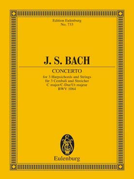 Illustration de Concerto BWV 1064 pour 3 clavecins et orchestre à cordes