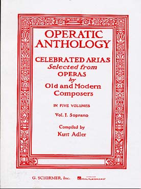 Illustration operatic anthology vol. 1 soprano