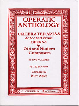 Illustration de OPERATIC ANTHOLOGY - Vol. 4 : baryton