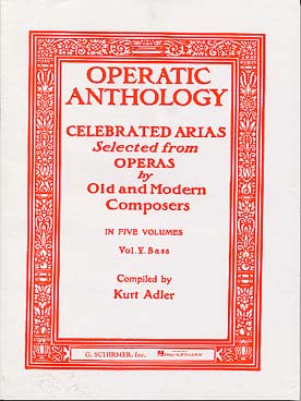 Illustration operatic anthology vol. 5 basse
