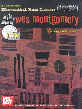 Illustration de Essential jazz lines in the style of Wes Montgomery avec CD