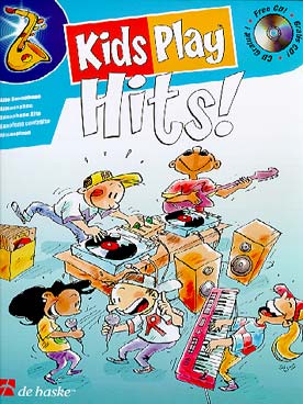 Illustration kids play hits avec cd