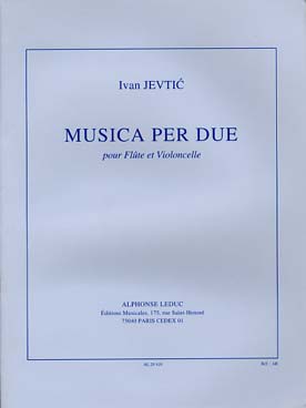 Illustration de Musica per due pour flûte et violoncelle