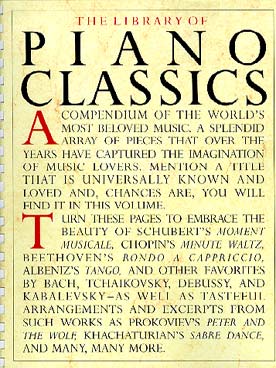 Illustration de The LIBRARY OF PIANO CLASSICS