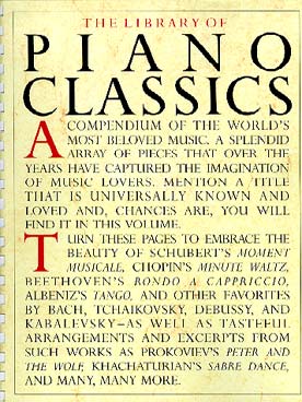Illustration de The LIBRARY OF PIANO CLASSICS