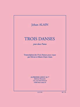 Illustration de Trois danses (original pour orgue)