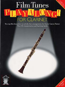 Illustration play along film tunes clarinette + cd