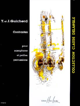 Illustration guicherd contrastes saxophone & percuss.