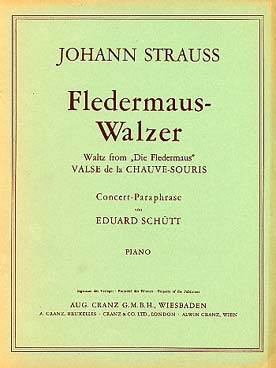 Illustration de Konzertparaphrase sur la Chauve-souris Strauss J.