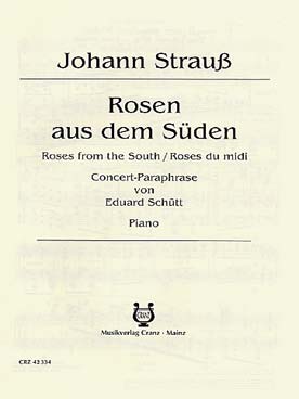 Illustration de Konzertparaphrase sur les Roses du sud Strauss J.