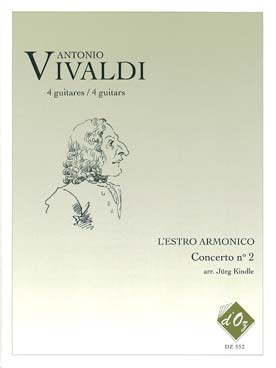 Illustration vivaldi concerto op.  3/ 2 rv 578