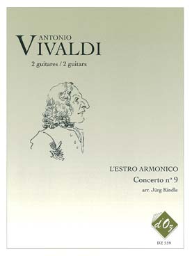 Illustration vivaldi concerto op.  3/ 9 rv 230