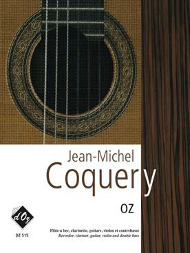 Illustration de Oz, pour guitare rythmique, flûte à bec, clarinette, violon et contrebasse