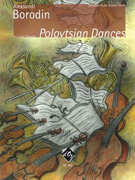 Illustration borodine danses polovtsiennes 4 guitares