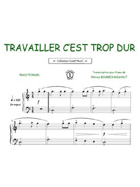 Illustration de Travailler c'est trop dur