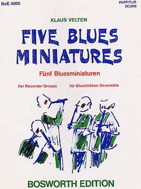 Illustration de 5 Blues miniatures