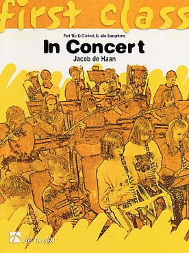 Illustration de First class in concert - Partie 1 en mi b : clarinette mi b/ saxo alto
