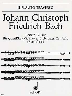 Illustration bach jcf sonate en re maj flute/clavecin