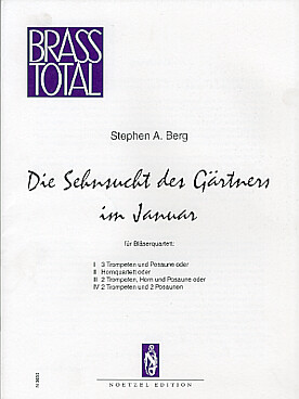 Illustration de Die sehnsucht des gärtners im januar - 2 trompettes et 2 trombones (C + P)