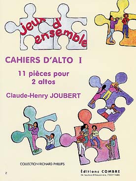Illustration de Cahiers d'alto - N° 1 : 11 pièces pour 2 altos