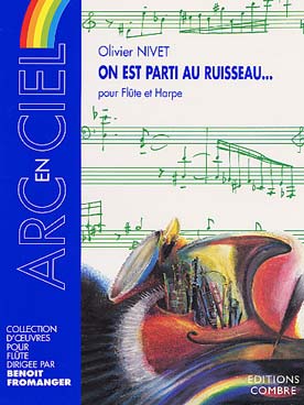 Illustration de On est parti au ruisseau... pour flûte et harpe   