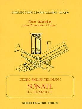 Illustration de Sonate en ré M pour trompette et orgue