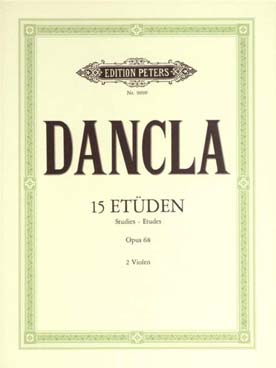 Illustration dancla etudes op. 68 (15) tr. 2 altos
