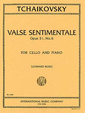 Illustration de Valse sentimentale op. 51 N° 6