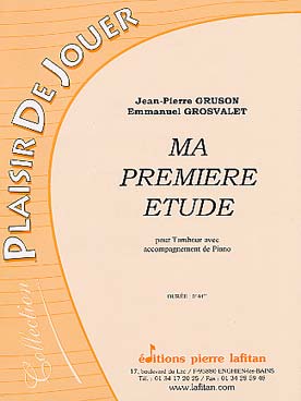 Illustration de Ma première étude pour tambour et piano