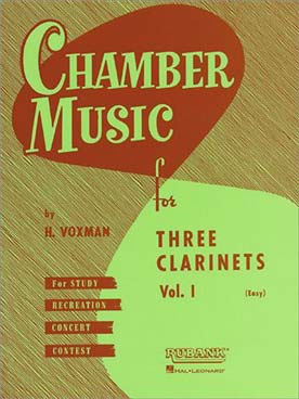 Illustration de Chamber Music for 3 clarinettes - vol. 1