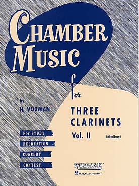 Illustration de Chamber Music for 3 clarinettes - Vol. 2