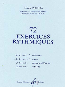 Illustration de 72 Exercices rythmiques Vol. 1 B Facile