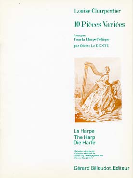 Illustration de 10 Pièces variées arrangées pour la harpe celtique par Odette Le Dentu