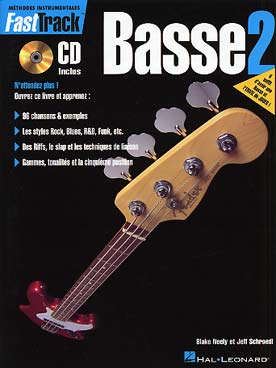 Illustration de FAST TRACK basse : riffs, gammes, styles rock, blues et folk, avec CD d'écoute - Vol. 2