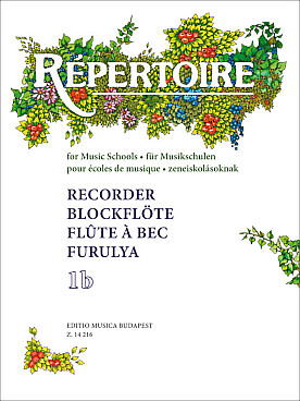 Illustration de Répertoire école de musique pour flute à bec - Vol. 1 B