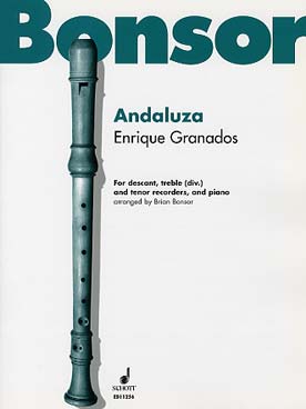Illustration de Andaluza pour 3 flûtes à bec et piano