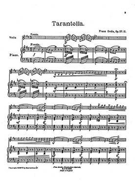 Illustration de Tarentelle op. 27/2