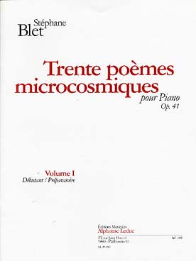Illustration de 30 Poèmes microcosmiques op. 41 - Vol. 1