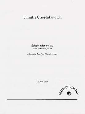 Illustration de Valse N° 2 de la suite de jazz N° 2 (sérénade valse), tr. Masset-Lecocq