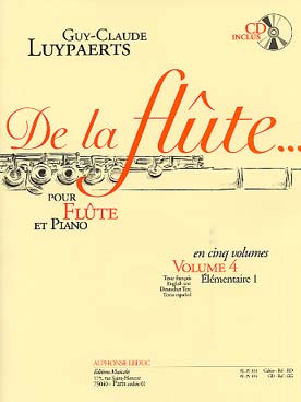 Illustration de De la flûte... - Vol. 4 avec CD