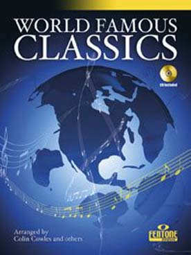 Illustration de WORLD FAMOUS MELODIES : 16 mélodies célèbres du répertoire classique et traditionnel, avec CD play-along - accompagnement piano pour violon