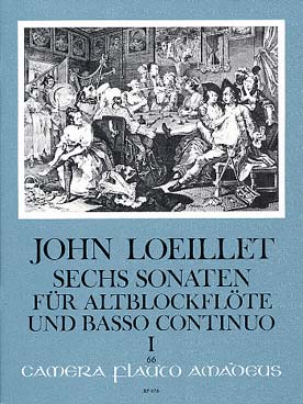 Illustration loeillet sonates (6)  op. 3 vol. 1